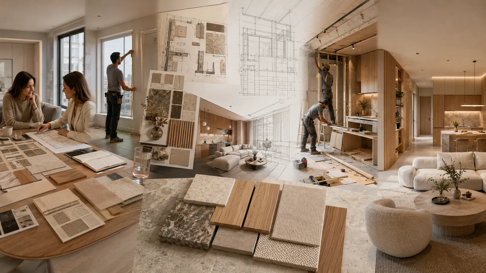Interior design project timeline from consultation to final installation